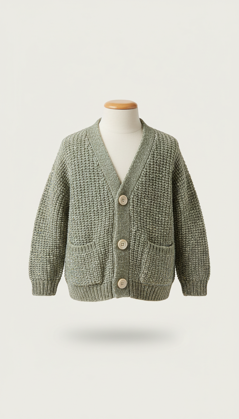 Olive Mist Knit Cardigan